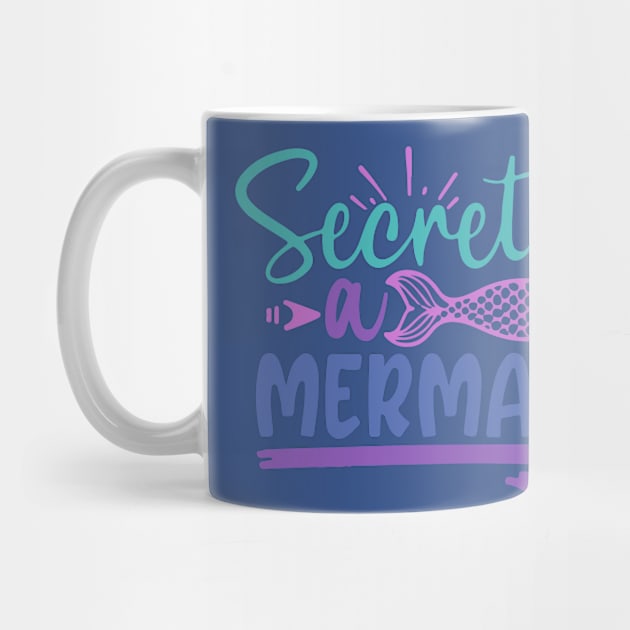 secretly a mermaid by Hunters shop